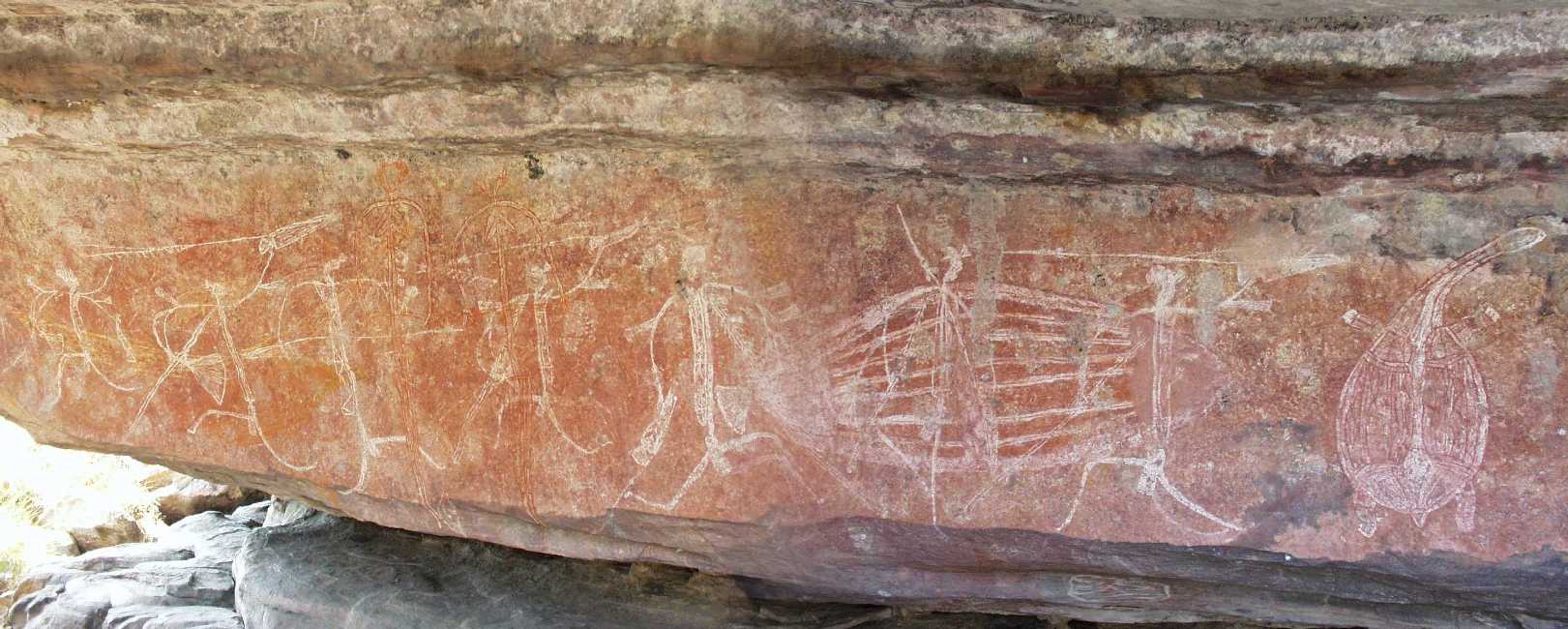 Rockpainting am Ubirr Rock