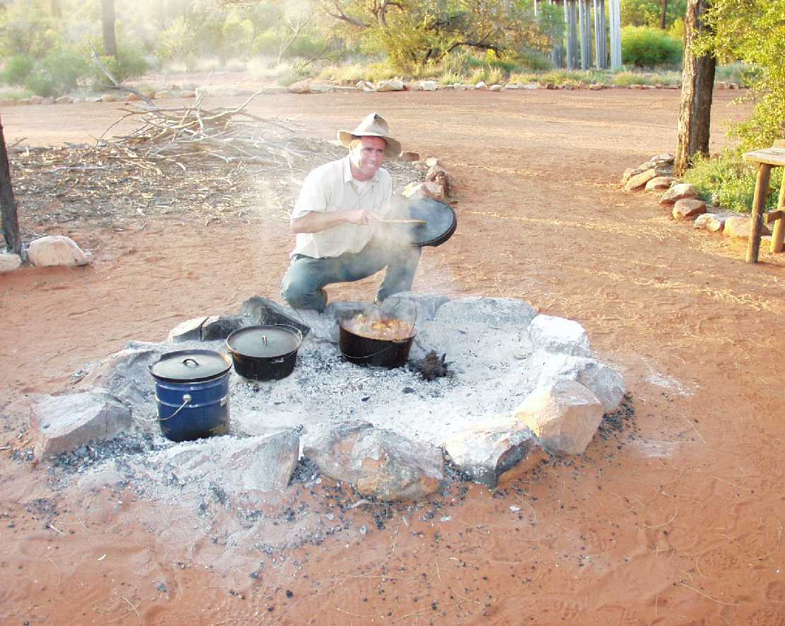 Kochen in den Glutresten