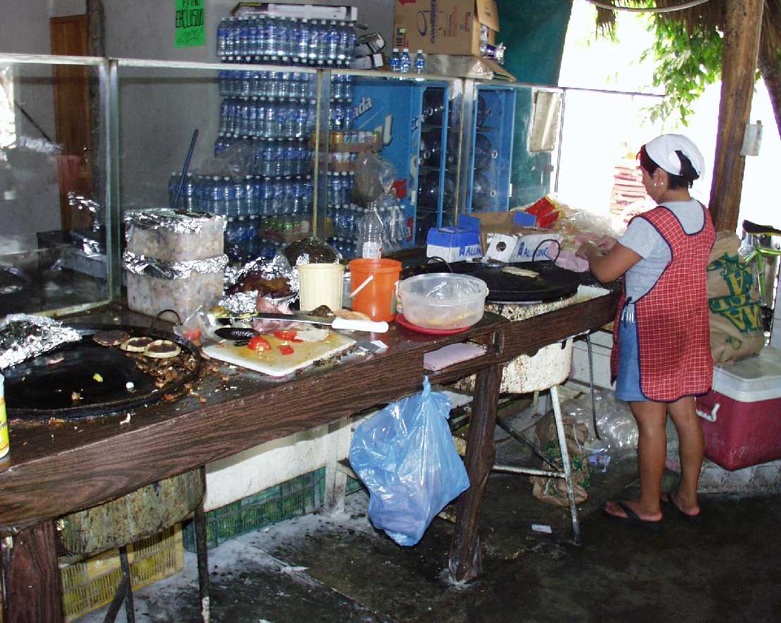 Restaurantkche in Felipe Carrillo Puerto