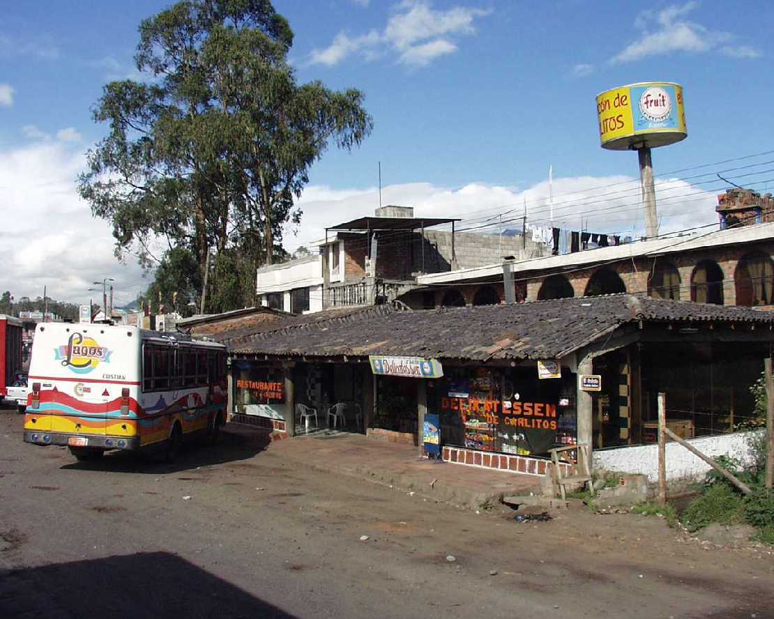 Machachi an der Pan Americana sdlich Quitos
